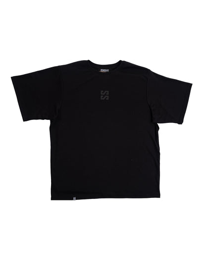 BLACK W/BLACK LOGO PUFF