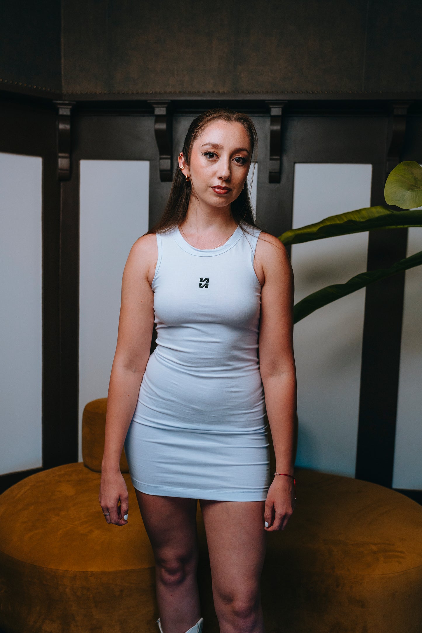 Vestido Basic White - SS Black