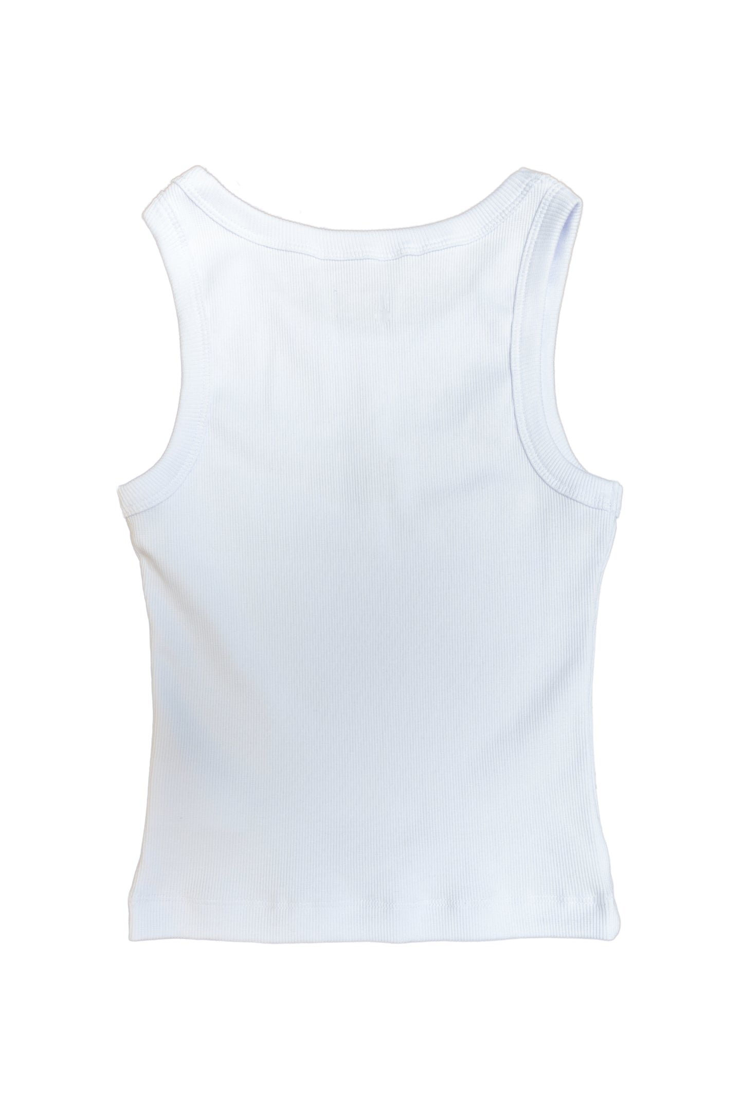 Basic Top White SS - Red