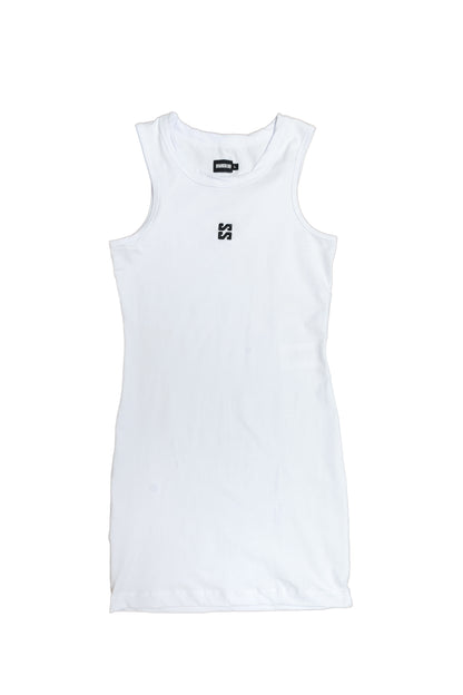 Vestido Basic White - SS Black