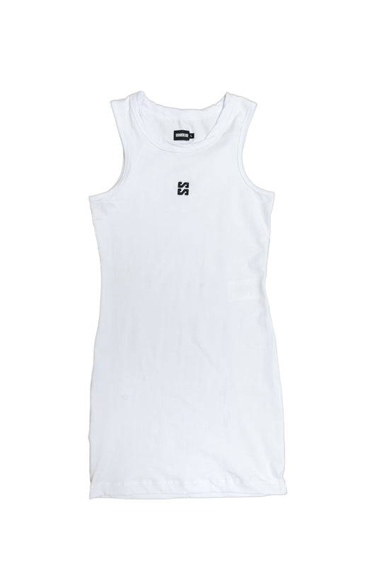 Vestido Basic White - SS Black